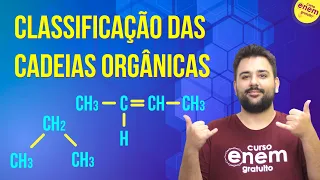 CLASSIFICAÇÃO DAS CADEIAS ORGÂNICAS | Resumo de Química Orgânica para o Enem