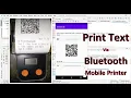 Android Tutorials - Print Text on Bluetooth Mobile Printer