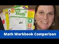 Math Workbook Comparison Evan-Moor Singapore Scholastic Remedia