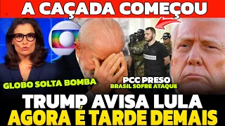 GLOBO SOLTA BOMBA: TRUMP MANDA AVISO TERRÍVEL APÓS DESAFIADO POR LULA BRASIL CERCADO POR AGENTES EUA