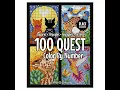 100 QUEST Color By Number BLACK backgrounds by
