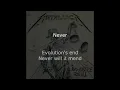 Metallica - Blackened Lyrics (HD)