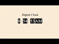 Digital Clock With JavaScript Beginner Projects - HTML CSS JS