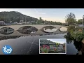 Walking Through Shelburne Falls MA Bridge of Flowers Glacial Potholes Dinner at Blue Rock