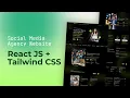Build Social Media Marketing Agency Web App using React JS Tailwind CSS