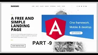Create your first website using angular 6 -