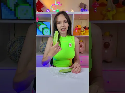 Самое вкусное Огуречное мороженое 😂 #лайфхак