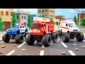 Monster Rescue Squad Giant Wheel Heroes Transforming Toy Cars Song