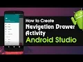 Android Studio Tutorial How to Create Navigation Drawer Activity