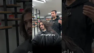 ۳ راه کار برای موهای بلند    آرایشگر  آرایشگری  کوتاهی  فید  مو دندنها