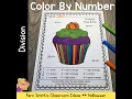 Halloween Color By Number Division