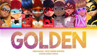 How Would Miraculous Ladybug Sing Golden Huntrix Kpop Demon Hunters Color Coded Lyrics 