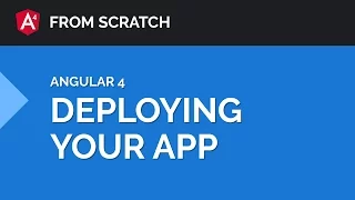 Deploying an Angular 4 App