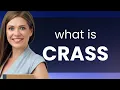 Crass what is CRASS meaning