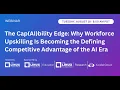 LF Live Webinar The Cap AI bility Edge