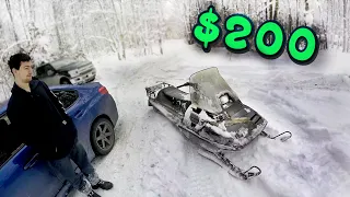 BUYING A 200 CRAIGSLIST SNOWMOBILE YAMAHA ENTICER LONG TRACK