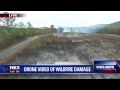 Drone tour of the Floyd County fire