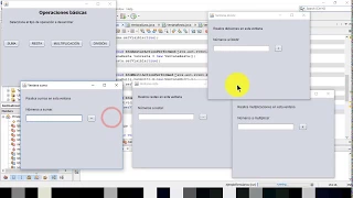30 - Llamado de formularios JFrameForm desde un formulario o ventana principal en Java NetBeans