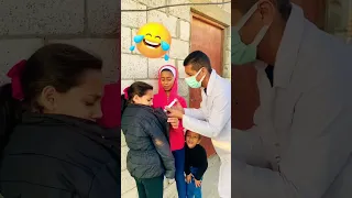 اكبر ابره لما يجيلك دكتور تطعيم يديك حقنة 