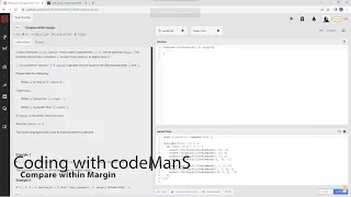Codewars 8 kyu Compare within Margin JavaScript