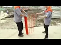 orange plastic safety mesh fence