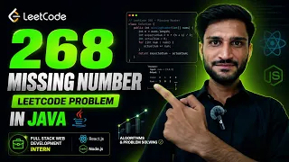 268 Missing Number Leetcode Problem in Java Leetcode Problem Java Programming Programming