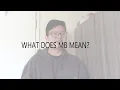 What does MB mean