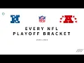 EVERY NFL PLAYOFF BRACKET IN HISTORY 1933-2021