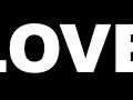 I LOVE YOU scroll text mobile widescreen