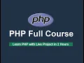 PHP Tutorial for Beginners full in Hindi PHP Full Course with CRUD Project