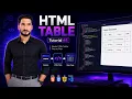 HTML TABLE Tutorial Learn HTML Tables Step by Step Front-End Web Development Course