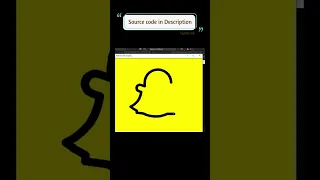 Create a Snapchat logo using python turtle programming language under 1min