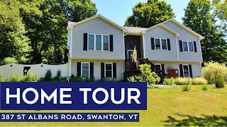 Vermont Home Tour 387 St Albans Rd Swanton VT Beautiful Home With Custom Woodwork Landscaping