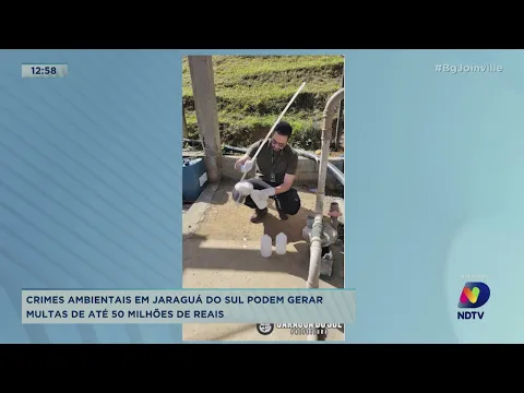 Crimes ambientais em Jaraguá do Sul podem gerar multas de até 50 milhões de reais