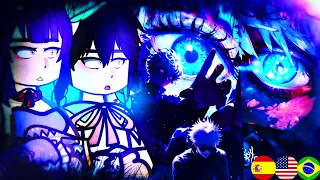  genshin impact react to satoru gojo gacha react