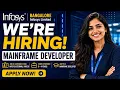 Infosys Hiring 2026 Mainframe Developer 0 4 Years Bangalore Off Campus Hiring 2026 Fresher