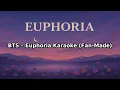 BTS – Euphoria (Instrumental Karaoke with Lyrics \u0026 Backing Vocals) | Fan-Made
