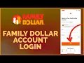 How to Login Family Dollar App Using Mobile Device 2023 Family Dollar Login