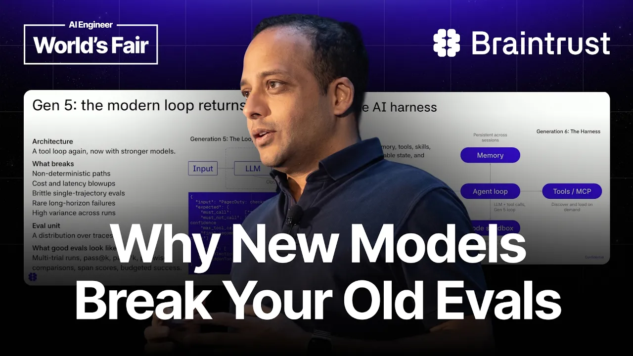 Your Agent Evolved. Your Evals Didn't. — Ameya Bhatawdekar, Braintrust: video thumbnail