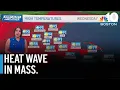 Some parts of Mass reach heat wave relief is on the way