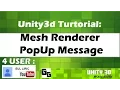 Unity 3D Mesh Renderer PopUp Message
