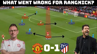 Tactical Analysis : Manchester United 0-1 Atletico Madrid | How Simeone Controlled United |