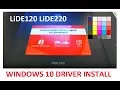 LiDE120 LiDE220 Windows 10 Driver and Software Setup