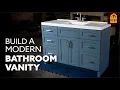 How to Build a Bathroom Vanity FREE PLANS