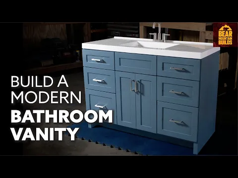 Download MP3 How to Build a Bathroom Vanity | FREE PLANS