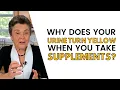 Why does my urine turn yellow with supplements