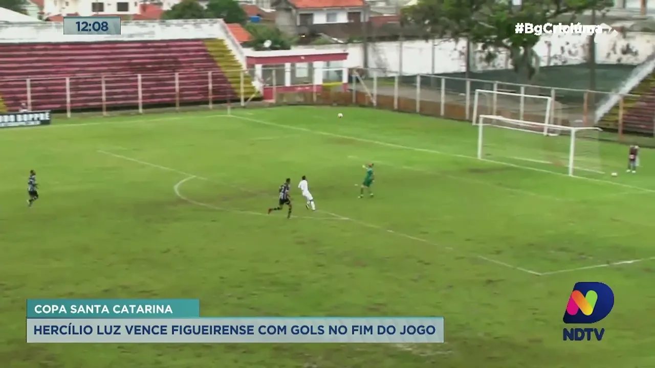 Hercílio Luz vence figueirense com gols no fim do jogo