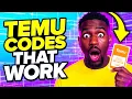 TEMU Coupon Codes That ACTUALLY Work Tried Tested Temu Coupon Codes