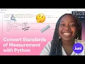 Convert Standards of Measurement with Python
