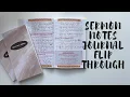 Sermon notebook flip through Creative Faith Co